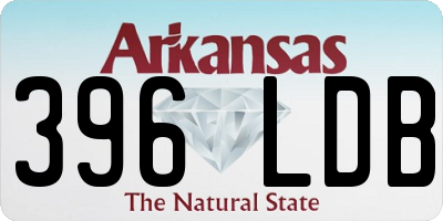 AR license plate 396LDB