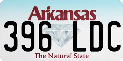 AR license plate 396LDC