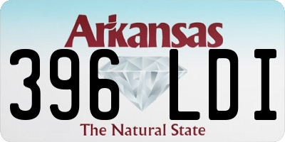 AR license plate 396LDI