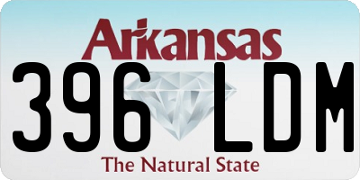 AR license plate 396LDM