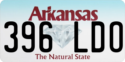 AR license plate 396LDO