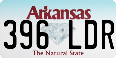 AR license plate 396LDR