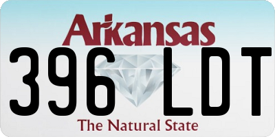 AR license plate 396LDT