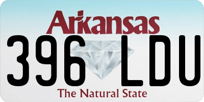 AR license plate 396LDU