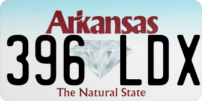 AR license plate 396LDX