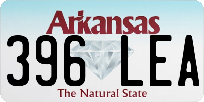 AR license plate 396LEA