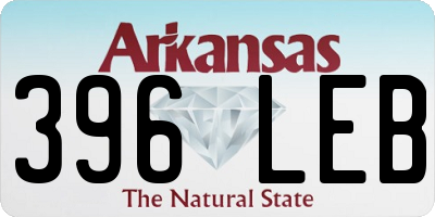 AR license plate 396LEB