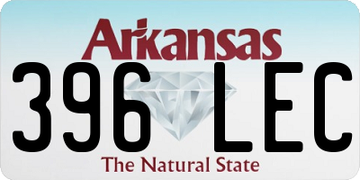 AR license plate 396LEC