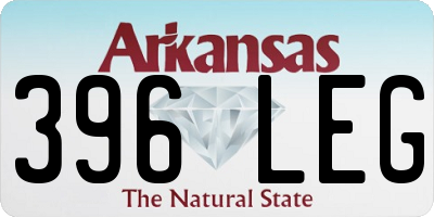 AR license plate 396LEG