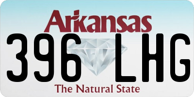 AR license plate 396LHG