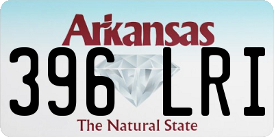 AR license plate 396LRI