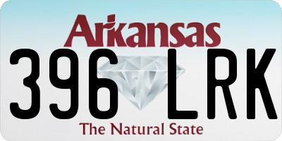 AR license plate 396LRK