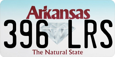 AR license plate 396LRS