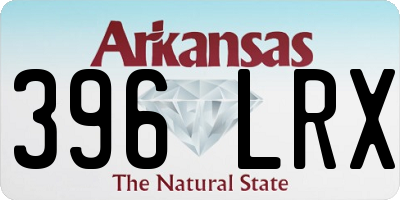 AR license plate 396LRX