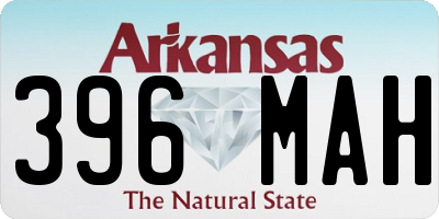 AR license plate 396MAH