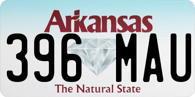 AR license plate 396MAU
