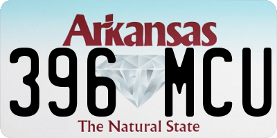 AR license plate 396MCU