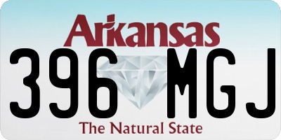 AR license plate 396MGJ