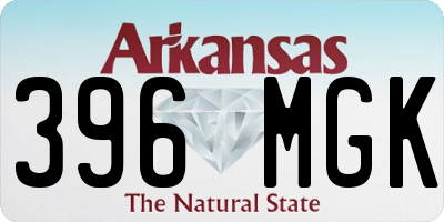 AR license plate 396MGK