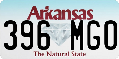 AR license plate 396MGO