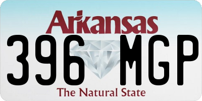 AR license plate 396MGP