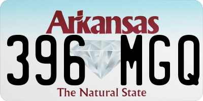 AR license plate 396MGQ