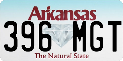 AR license plate 396MGT