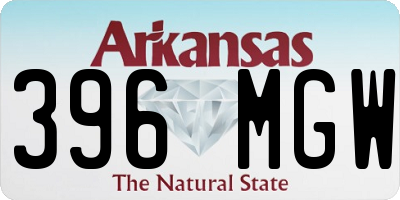 AR license plate 396MGW