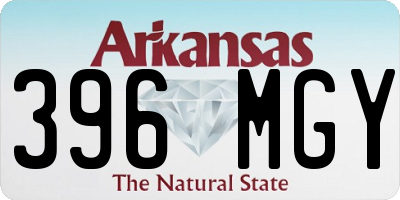 AR license plate 396MGY