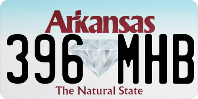 AR license plate 396MHB