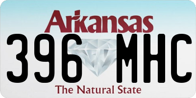 AR license plate 396MHC
