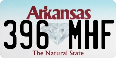 AR license plate 396MHF