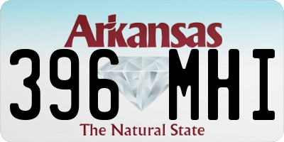AR license plate 396MHI
