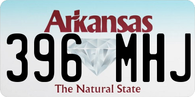 AR license plate 396MHJ