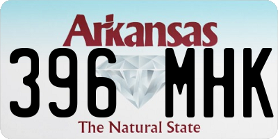 AR license plate 396MHK
