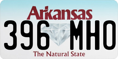 AR license plate 396MHO