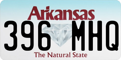 AR license plate 396MHQ
