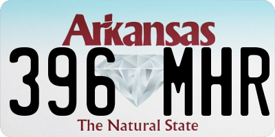 AR license plate 396MHR