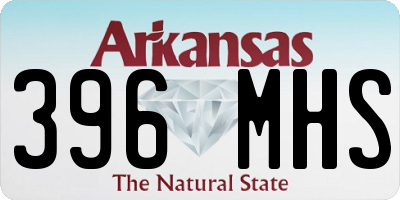 AR license plate 396MHS