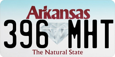 AR license plate 396MHT
