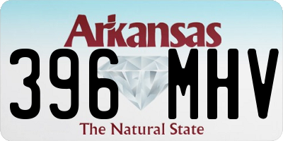 AR license plate 396MHV