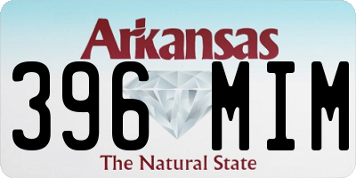 AR license plate 396MIM