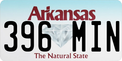 AR license plate 396MIN