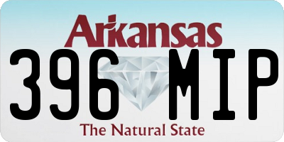 AR license plate 396MIP