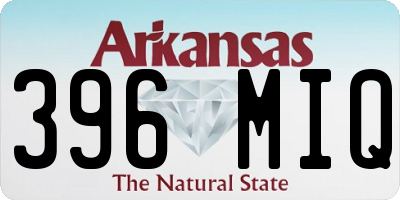 AR license plate 396MIQ
