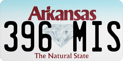 AR license plate 396MIS