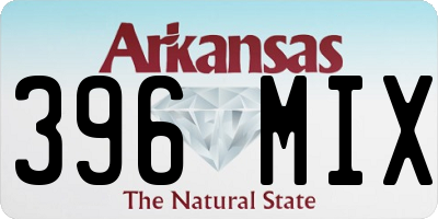 AR license plate 396MIX