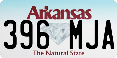 AR license plate 396MJA