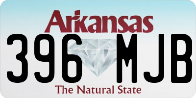 AR license plate 396MJB
