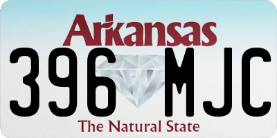 AR license plate 396MJC